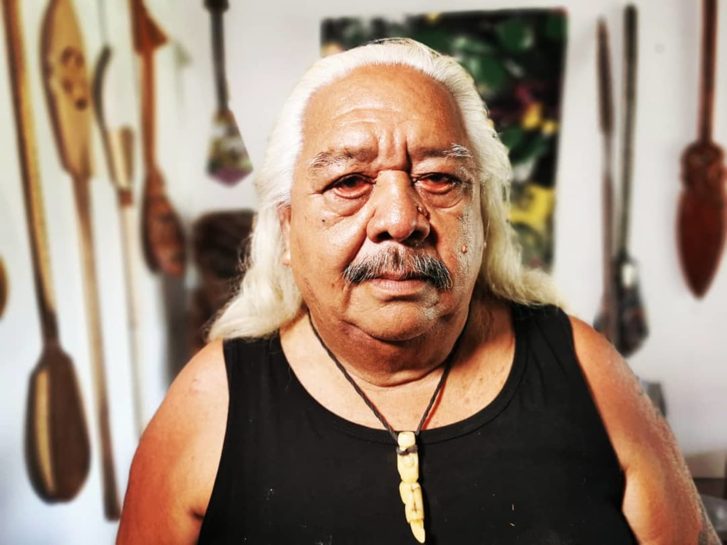 Mike Tavioni, Rarotonga land owner and artist