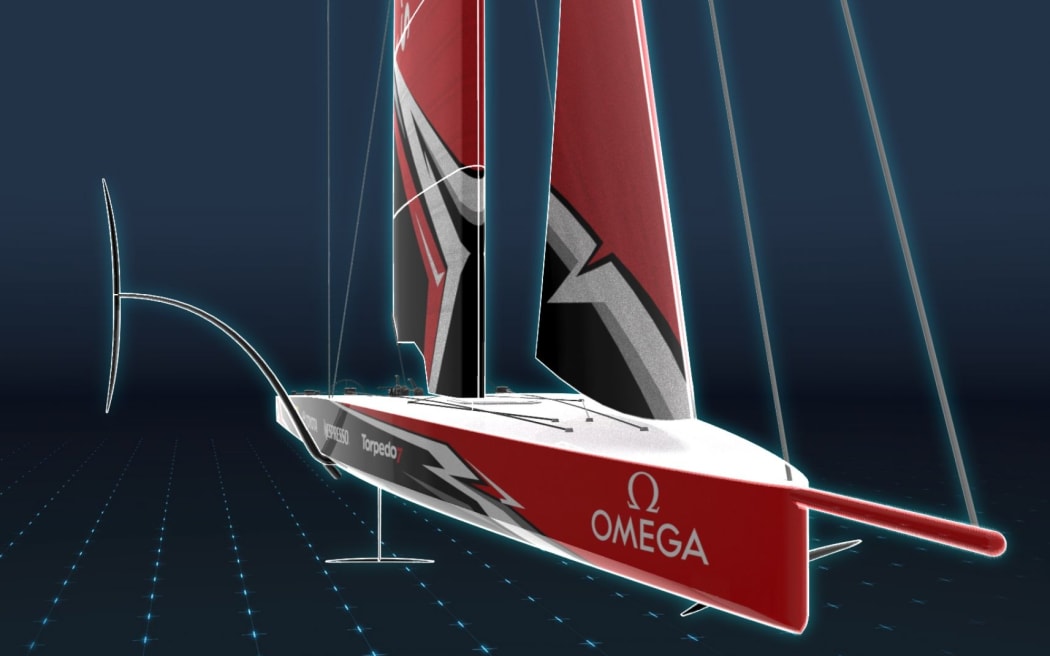 Emirate Team New Zealand concept drawing.