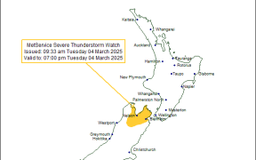 Severe thunderstorm watch issued for Nelson and Marlborough.