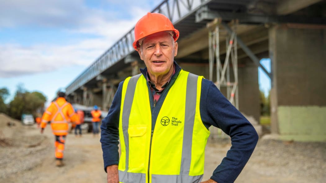 Marlborough Kaikōura Trail Trust adviser Ian Bond, a retired civil engineer, has been assisting with the Whale Trail.