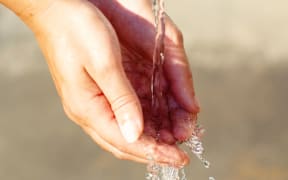 washing hands