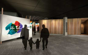 Exterior concept design of the Document Room for He Tohu.