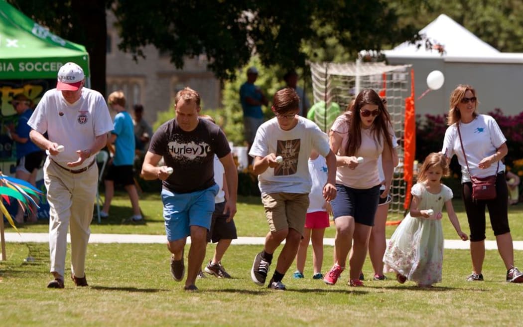 Egg and spoon race