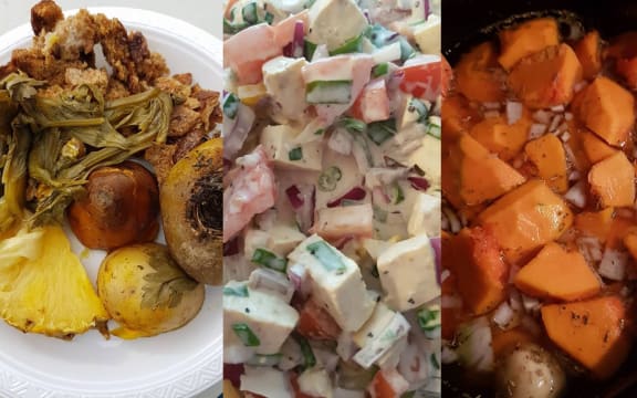 Some of the vegan food showcased on the Vegan Māori Facebook page.