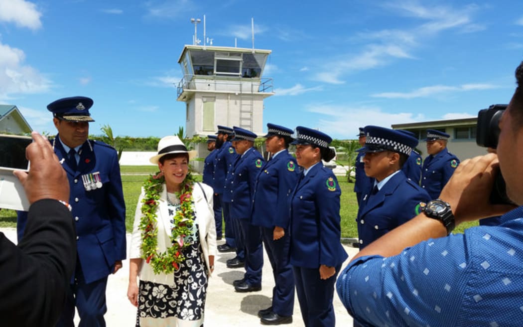 NZ Governor General Dame Patsy Reddy in Niue.