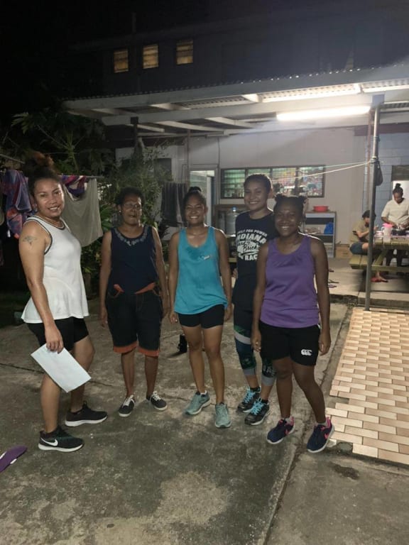 The PNG Lewas women's team have been training with their male counterparts.