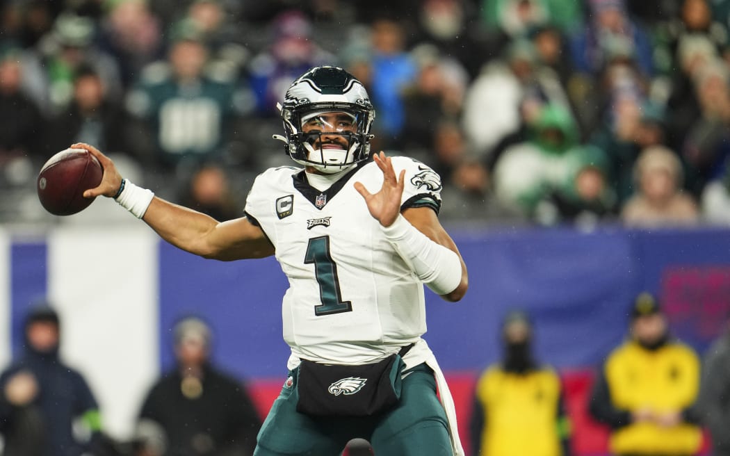 Jalen Hurts #1 of the Philadelphia Eagles.