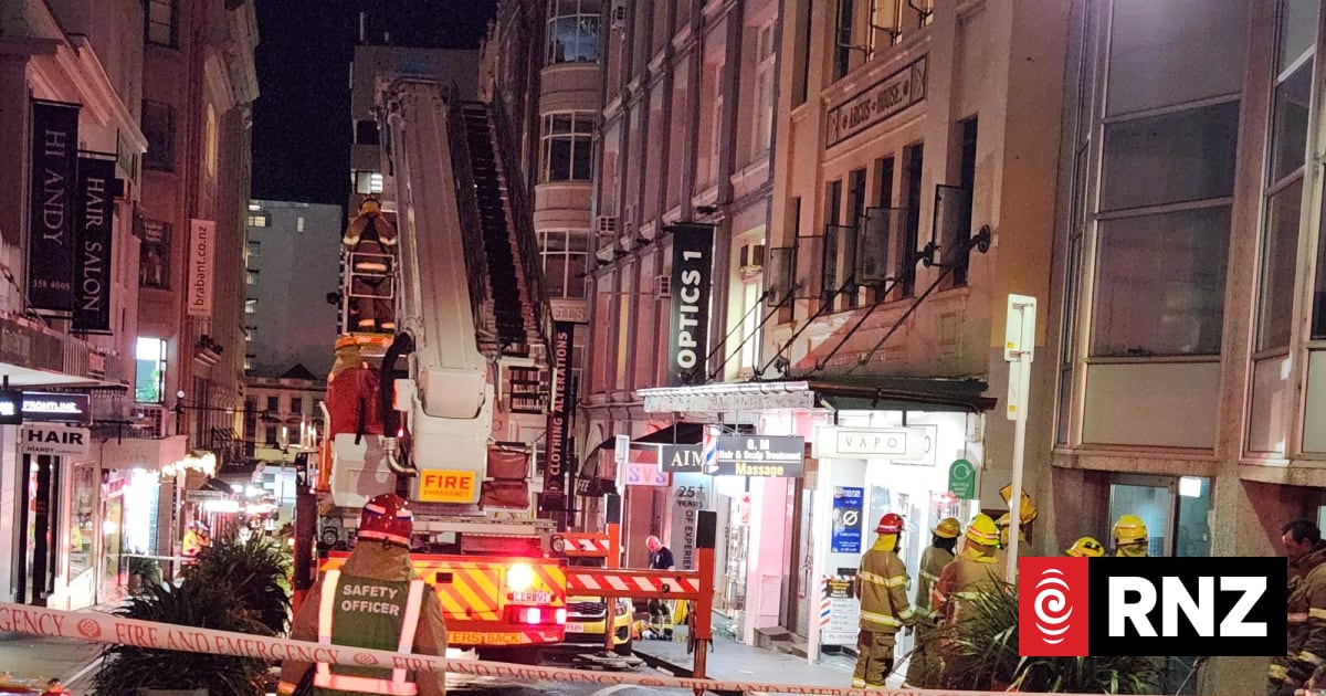 Fire crews extinguish fire in six-storey residential building in ...