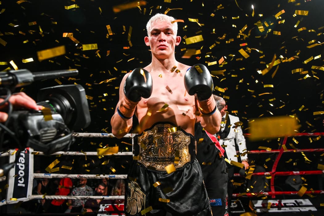 Navajo Stirling after winning King in the Ring