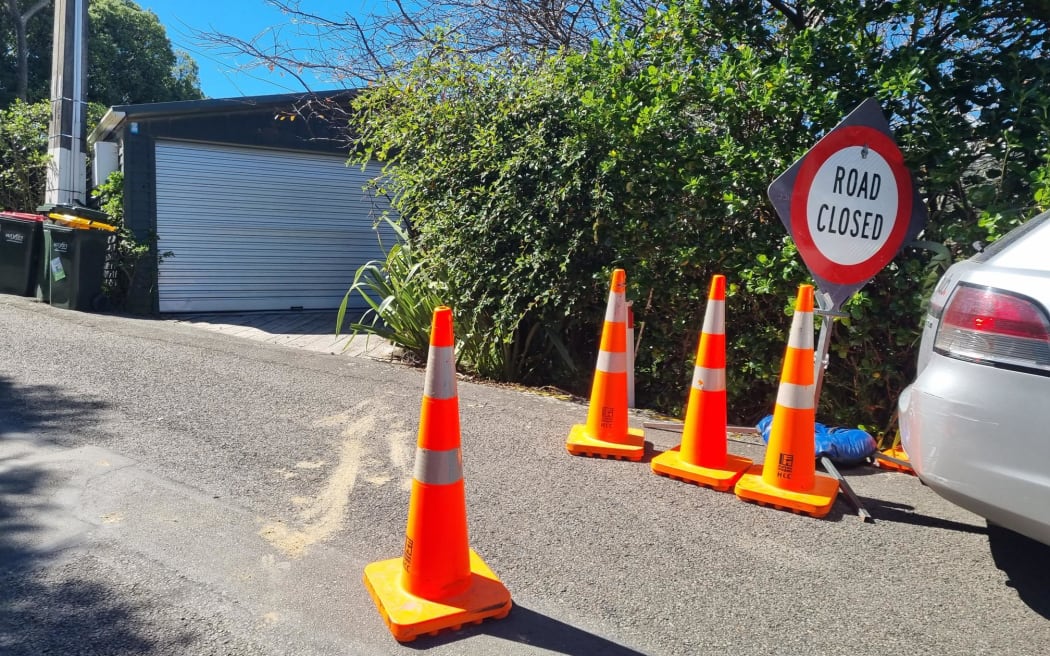 Road closed in Hutt Valley during landslip disruption