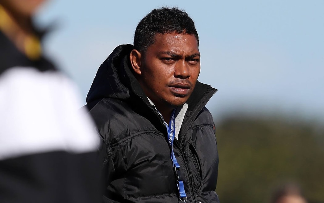 Tonga Under 19 Women's coach Tiane Koaneti.