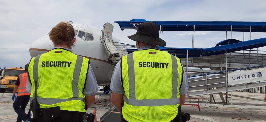 US Army Security officials on duty