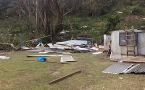 Damage on Kandavu after Cyclone Keni