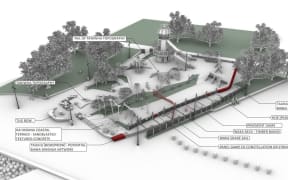 Plans for the restored Frank Kitts Park