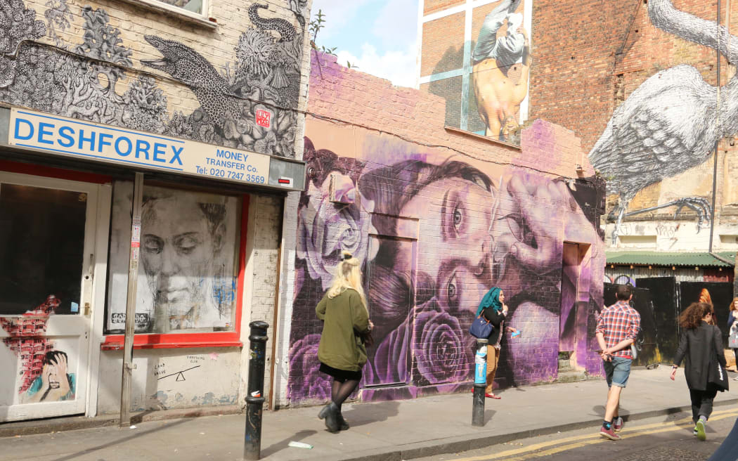 Brick lane in London's East End.