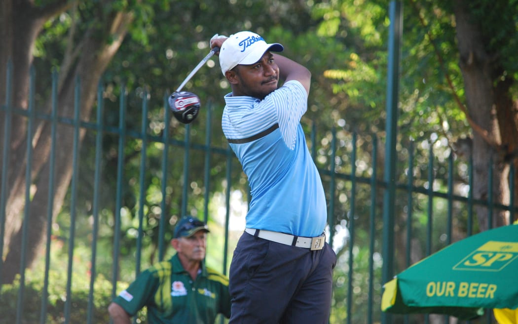 Papua New Guinea golfer Brian Taikiri.