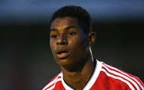 Manchester United striker Marcus Rashford.