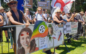 Those at the rally held a wide range of views.