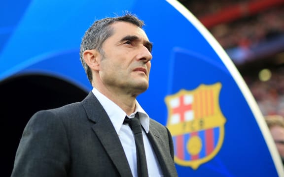 Barcelona coach Ernesto Valverde.