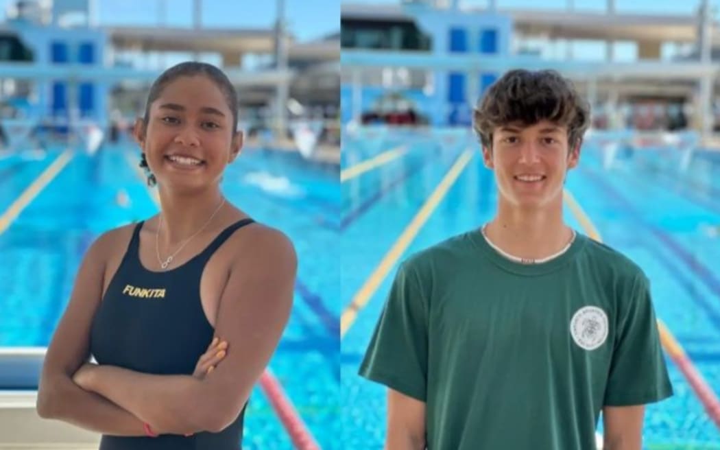 Chloe Ameara, left, and Leo Lebot.