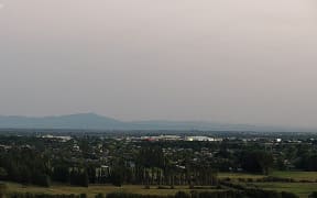 Footage from Niwa shows smoke from Australia's bushfires arriving over Christchurch.