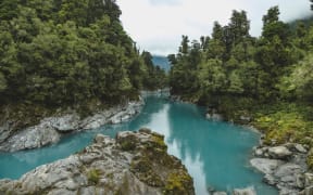 The Hokitika Gorge on the West Coast of the South Island