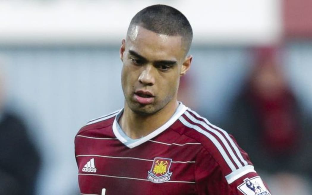 Winston Reid in action for West Ham United.