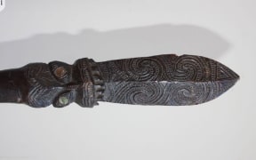The taiaha, which the seller claims was once owned by the second Māori King Tāwhiao, is being auctioned on Trade Me.