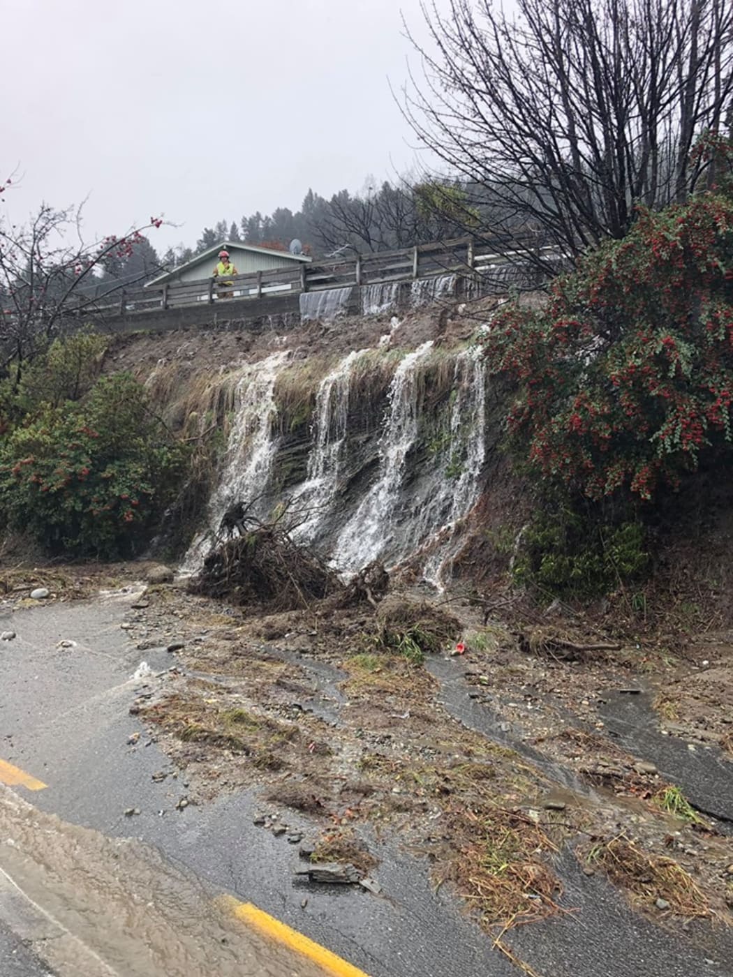 Flooding in Queenstown.