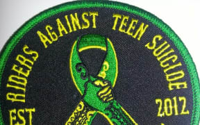 The Riders Against Teen Suicide badge.