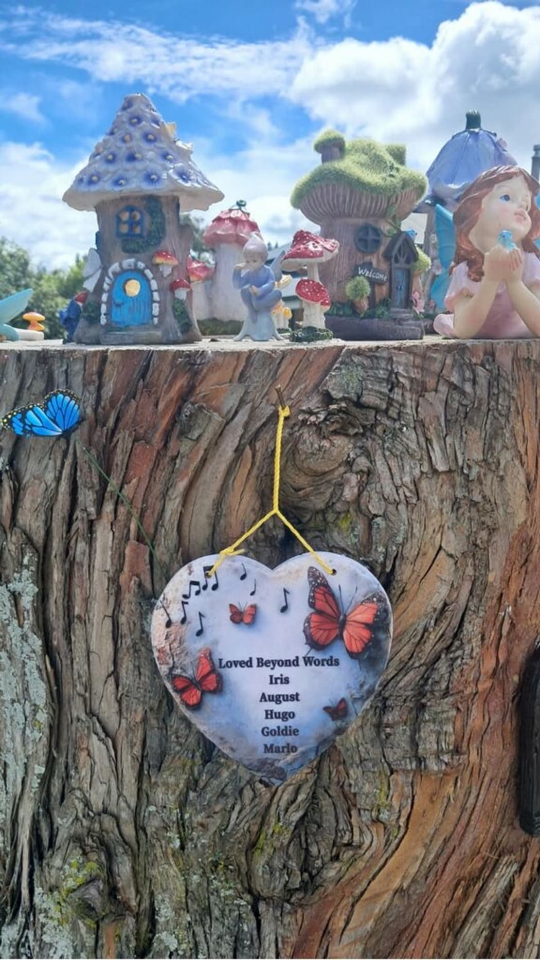 Field children memorial in Sanson