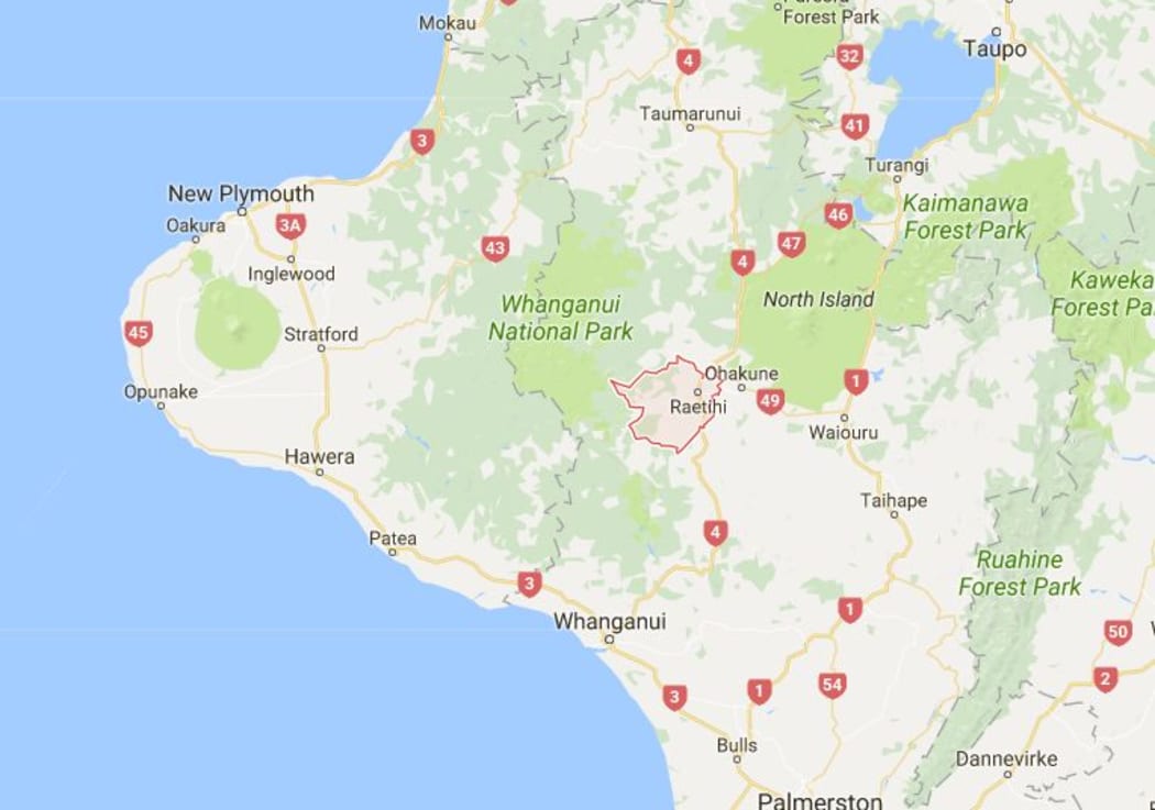 Emergency services are on their way to the scene of a helicopter crash, north-west of Raetihi.