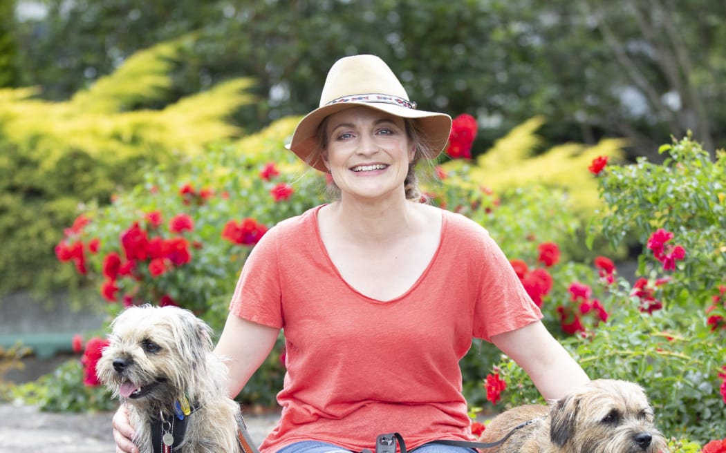 Selina McIntyre with dogs Lily and Trev