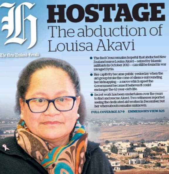 The New Zealand Herald front page last Tuesday.