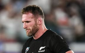 Kieran Read at the end of the World Cup semi-final loss to England.