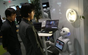 Nao, a social robot developed by Aldebaran Robotics, a French company specializing in humanoid robots.