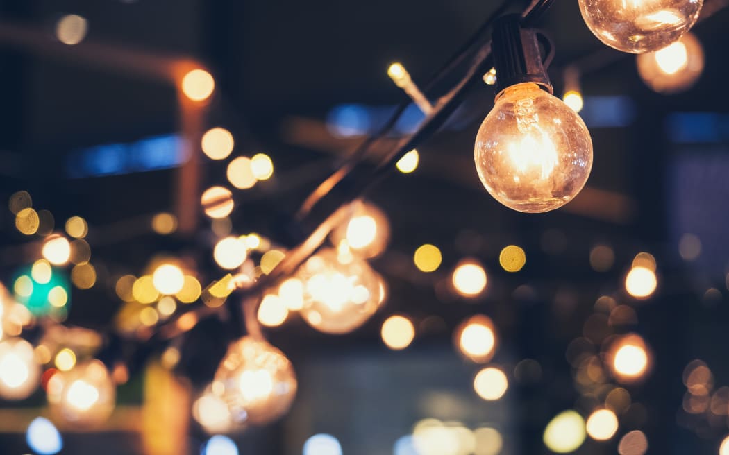 Lights decoration Event Festival outdoor Holiday blur background