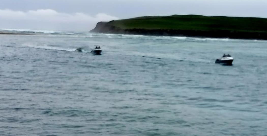 The boat - a fibreglass runabout - has been recovered and taken to a police station.
