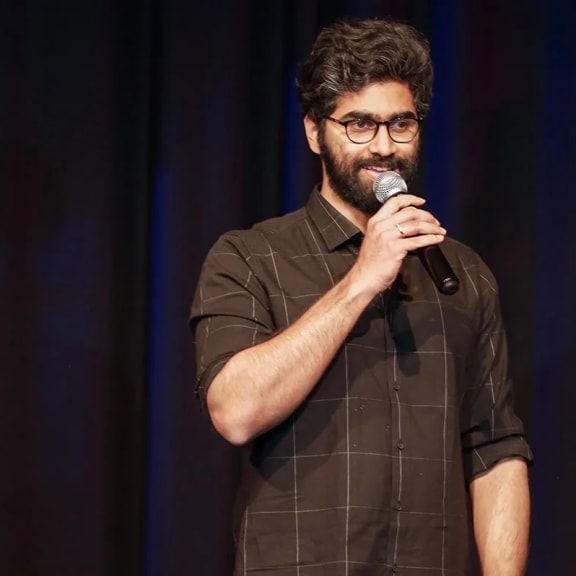 Musician Aakash Binu.