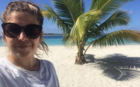 Wellingtonian Ariana Bell who is stranded on a tiny island in the Maldives due to the Covid Epidemic