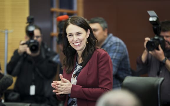 Prime Minister Jacinda Ardern returns to work after giving birth to her child.