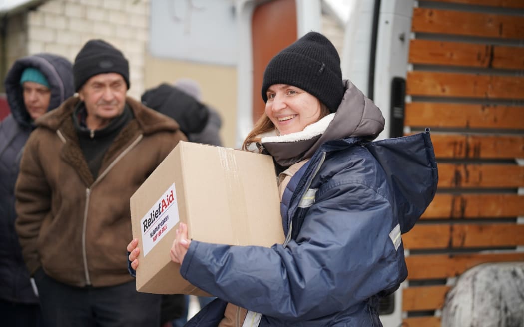 Kseniya Zboryk from ReliefAid in Ukraine.
