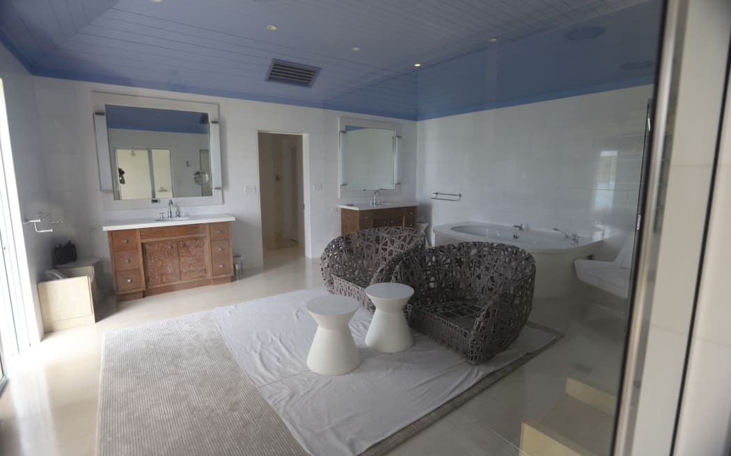 This undated handout photo from the US Virgin Islands Attorney General's office released on December 3, 2025, by US Representative Robert Garcia, Ranking Member of the Committee on Oversight and Government Reform, shows a room inside Jeffrey Epstein's home on his private island, Little St. James Island, US Virgin Islands. (Photo by HANDOUT / US Virgin Islands Attorney General's Office / AFP) / RESTRICTED TO EDITORIAL USE - MANDATORY CREDIT "AFP PHOTO /  US VIRGIN ISLANDS ATTORNEY GENERAL'S OFFICE / HANDOUT" - HANDOUT - NO MARKETING NO ADVERTISING CAMPAIGNS - DISTRIBUTED AS A SERVICE TO CLIENTS