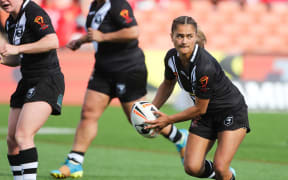 Kiwi Fern's Nita Maynard in action
