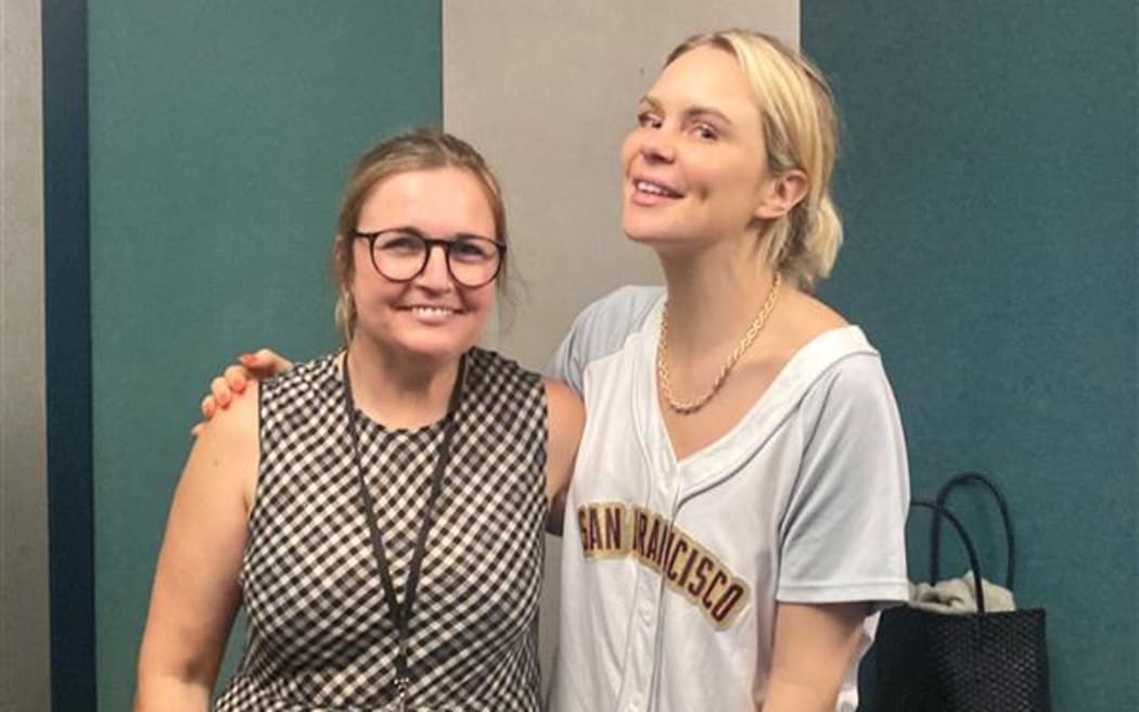 Charlotte Ryan with Joanne McNally
