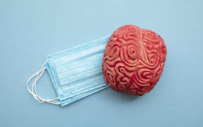 Coronavirus outbreak and mental health awareness concept.