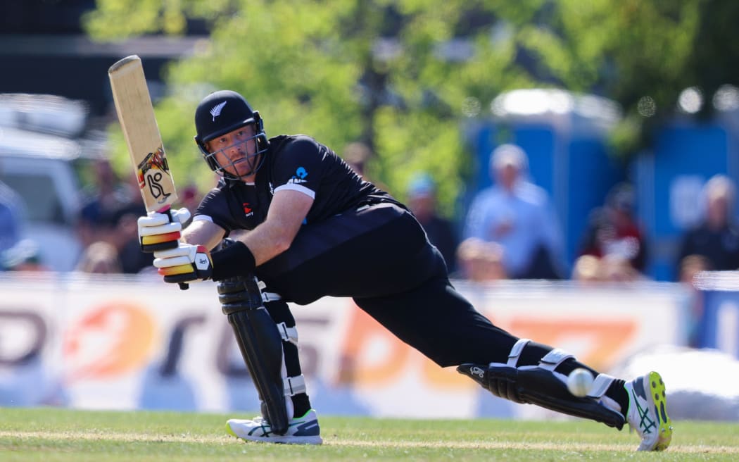 Martin Guptill  in action.