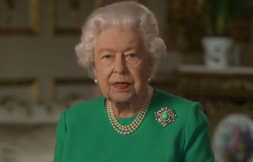 The Queen giving a special address to the UK and the Commonwealth on Covid-19.