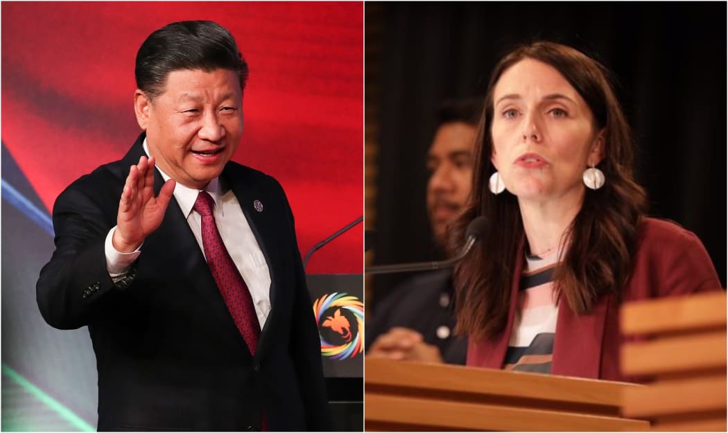 President Li Jinping and PM Jacinda Ardern