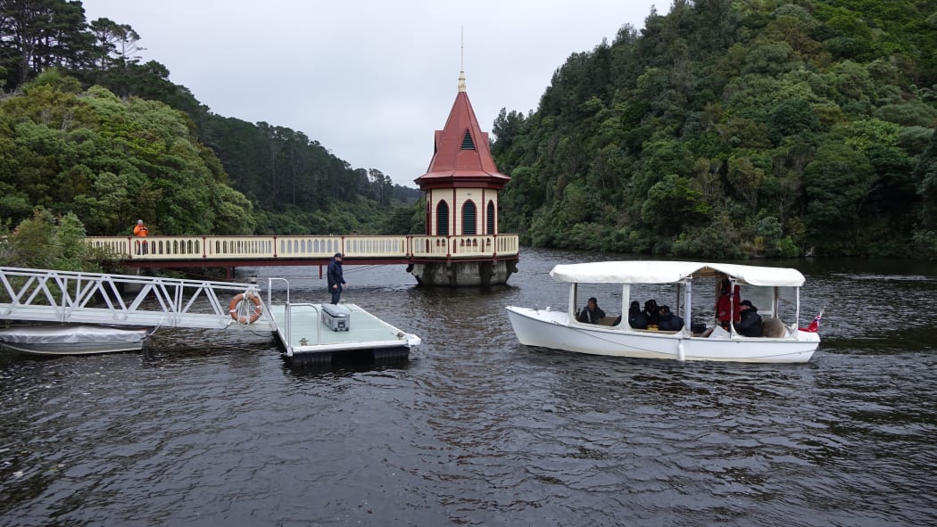 There's a hunt underway at under the lake at Wellington's Zealandia to locate any forgotten habitats and possibly a lost mining shaf